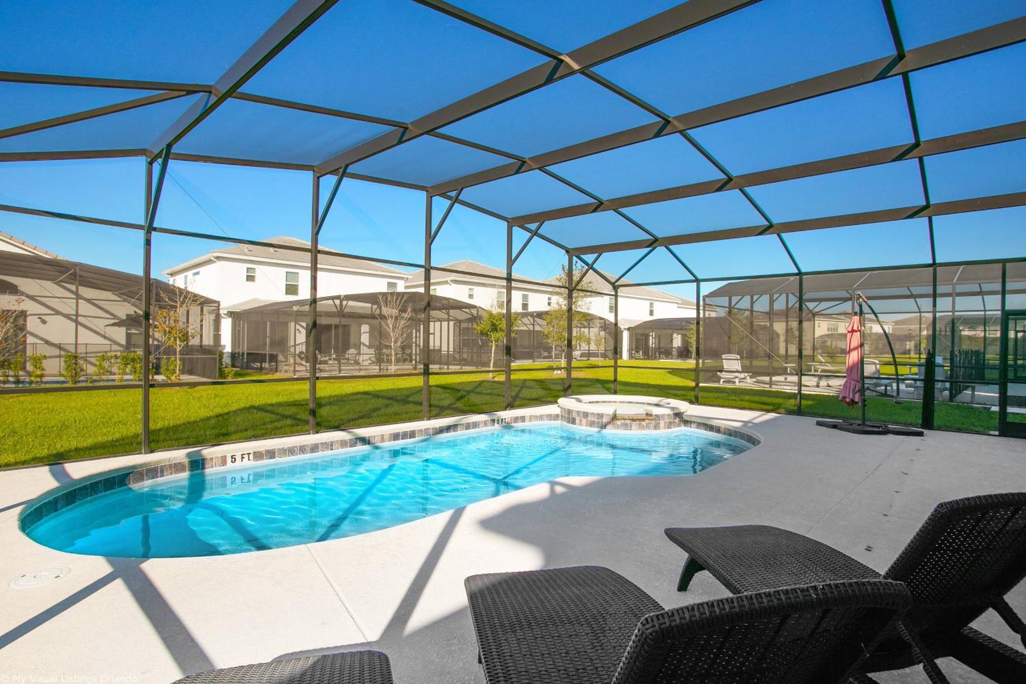 Sonoma Resort 7 Bedroom Vacation Home With Pool 1849 キシミー エクステリア 写真
