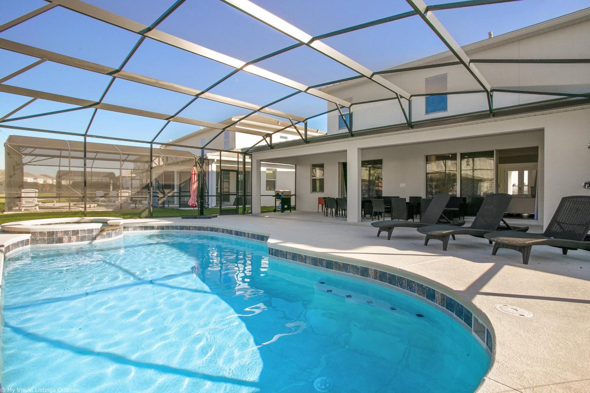 Sonoma Resort 7 Bedroom Vacation Home With Pool 1849 キシミー エクステリア 写真